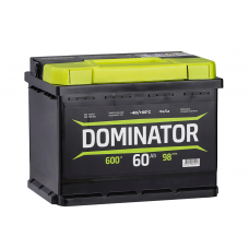 Аккумулятор Dominator 60 А обрат. пол.
