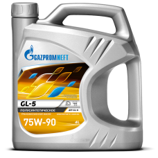 Gazpromneft 75w90 GL-5 полусинтетика 4л (трансм.масло)