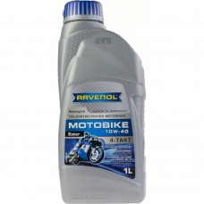 Масло RAVENOL Motobike 4Т Ester 10w40 синтетика 1л