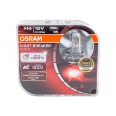 Лампа OSRAM H4 12в 60/55w Night Breaker Silver 2шт компл