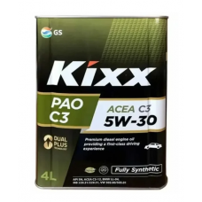 Масло  KIXX   PAO 5w30  C3, MB 229.51, SN/CF синтетика 4л