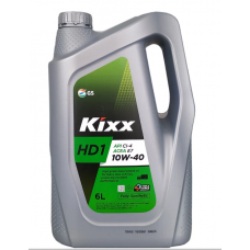 Масло  KIXX  HD1 10w40  CI-4, E7, B4 дизель синтетика  6л