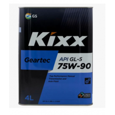 KIXX Geartec  75w90  GL-5 полусинтетика 4л (трансм.масло)