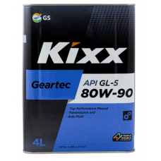 KIXX Geartec  80w90  GL-5 полусинтетика 4л (трансм.масло)