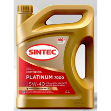 SINTEC Платинум  7000  5w40  A3/B4 синтетика 4л (мотор.масло)