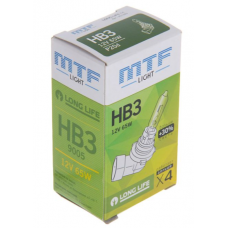 Лампа MTF HB3 12в 65w  LIGHT LONG LIFE 1шт