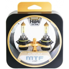 Лампа MTF HB4 12в 55w  AURUM 3000К 2шт компл