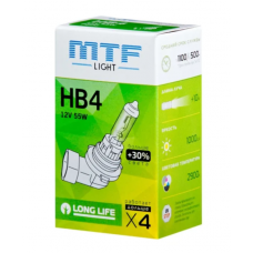 Лампа MTF HB4 12в 55w  LIGHT LONG LIFE 1шт 