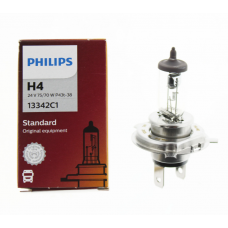 Лампа PHILIPS H4 24в 75/70w+30% Premium 1шт 13342