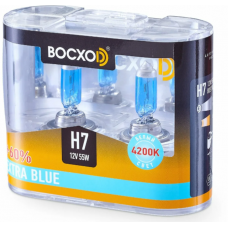 Лампа ВОСХОД H7 12в 55w EXTRA BLUE +60% 2шт  80517EB
