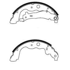 .BP001313 Колодки тормоз. барабан. BESTPARTS задн (3114)