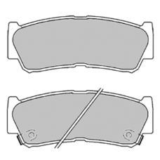 .CMP-4388 Колодки тормоз. дисков CAMPAR (31714)