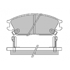 .BP001322 Колодки тормоз. дисков BESTPARTS (3922)