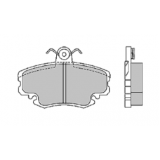 .CMP-4470 Колодки передн. CAMPAR Рено Логан датчик (0431, 1431)