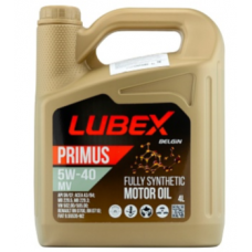 LUBEX  PRIMUS  MV  5w40  A3/B4, SN синтетика 4л (мотор. масло)