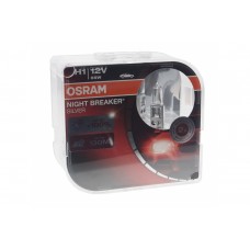 Лампа OSRAM H1 12в 55w Night Breaker Silver 2шт компл