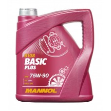 8108 MANNOL Basic Plus 75w90 GL-4+ синтетика 4л (трансм.масло)