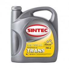 SINTEC TRANS ТМ-4 75w90 GL-4 полусинтетика 4л (трансм.масло)