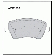 .0984 Колодки тормоз. дисков. Allied Nippon Лада Ларгус,Vesta (замен. 3984)