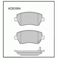 .3984 Колодки тормоз. дисков. Allied Nippon Лада Ларгус,Vesta (замен. 0984)
