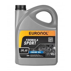 EURONOL SPORT Formula 5w40 SN+ синтетика 4л (мотор.масло)