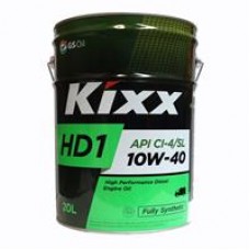 Масло  KIXX  HD1 10w40  CI-4, E7, B4 дизель синтетика 20л