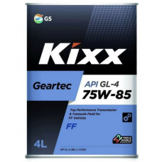 KIXX Geartec FF 75w85 GL-4 полусинтетика 4л (трансм.масло)