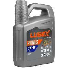LUBEX  PRIMUS EC   5w40  SN/CF синтетика 4л (мотор. масло)