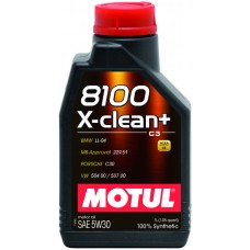 MOTUL 8100 X-Clean Plus 5w30 cинтетика 1л (мотор. масло)