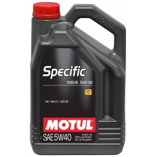 MOTUL Specific VW 50200/50501 5w40 синтетика 5л (мот. масло)