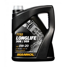 7722 MANNOL LongLife 0w20  508/509 C5,SP синтетика  5л (мотор.масло)