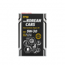 7713 MANNOL for Korean CARS 5w30 SN,GF-5 синтетика 1л (мотор.масло)