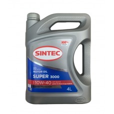 SINTEC Супер 3000 10w40 SG/CD полусинтетика 4л (мотор.масло)=