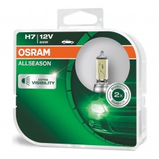 Лампа OSRAM H7 12в 55w ALLSeason +30% желтая 2шт компл