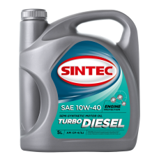 SINTEC TURBO DIESEL 10w40 CF-4/SJ полусинтетика дизель 5л (мотор.масло)