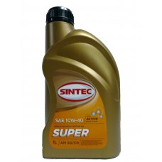 SINTEC Супер 10w40 SG/CD полусинтетика 1л (мотор.масло)=