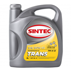 SINTEC TRANS ТМ-4 80w90 GL-4 4л (трансм.масло)