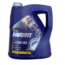 7510 MANNOL  Favorit 15w50 SL/CF-4 полусинтетика 4л (мотор.масло)
