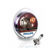 Лампа PHILIPS H7 12в 55w +60% Vision Plus 2шт компл