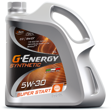 G-ENERGY  Synthetic Super Start 5w30 C2/C3, SP синтетика 4л (масло мотор)