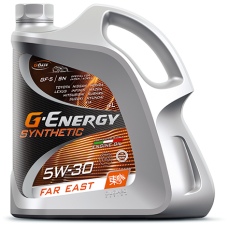 G-ENERGY  Synthetic Far East 5w30 SN/GF-5 синтетика 4л (масло мотор)