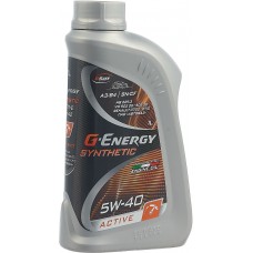 G-ENERGY  Synthetic Active  5w40 A3/B4 синтетика 1л (масло мотор)