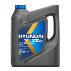 HYUNDAI XTeer Diesel Ultra 5w40 SN/CF синтетика 4л (мотор.масло)
