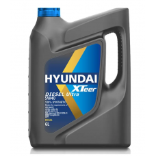 HYUNDAI XTeer Diesel Ultra 5w40 SN/CF синтетика 6л (мотор.масло)
