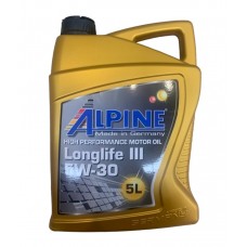 ALPINE  Longlife III  5w30  C3, 504/507 нс-синтетика 5л (мотор.масло)