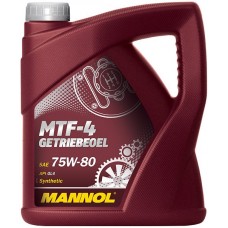 8104 MANNOL 75w80 MTF-4 GL-4 синтетика 4л (трансм.масло)