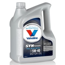 VALVOLINE  Synpower  5w40  A3/B4, SN/CF синтетика 4л (мотор.масло)