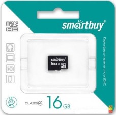 Карта памяти Micro SDHC Card 16Гб Smart Buy Class 10 UHS-I